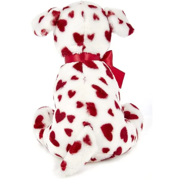 Romantic Rover Plush Stuffed Animal Puppy Dog with Hearts