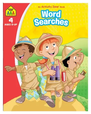 School Zone Activity Zone Word SeaRChes Workbook