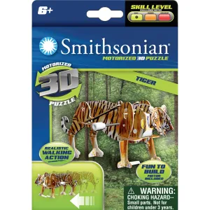 Smithsonian Motorized 3D Puzzle Animals Tiger