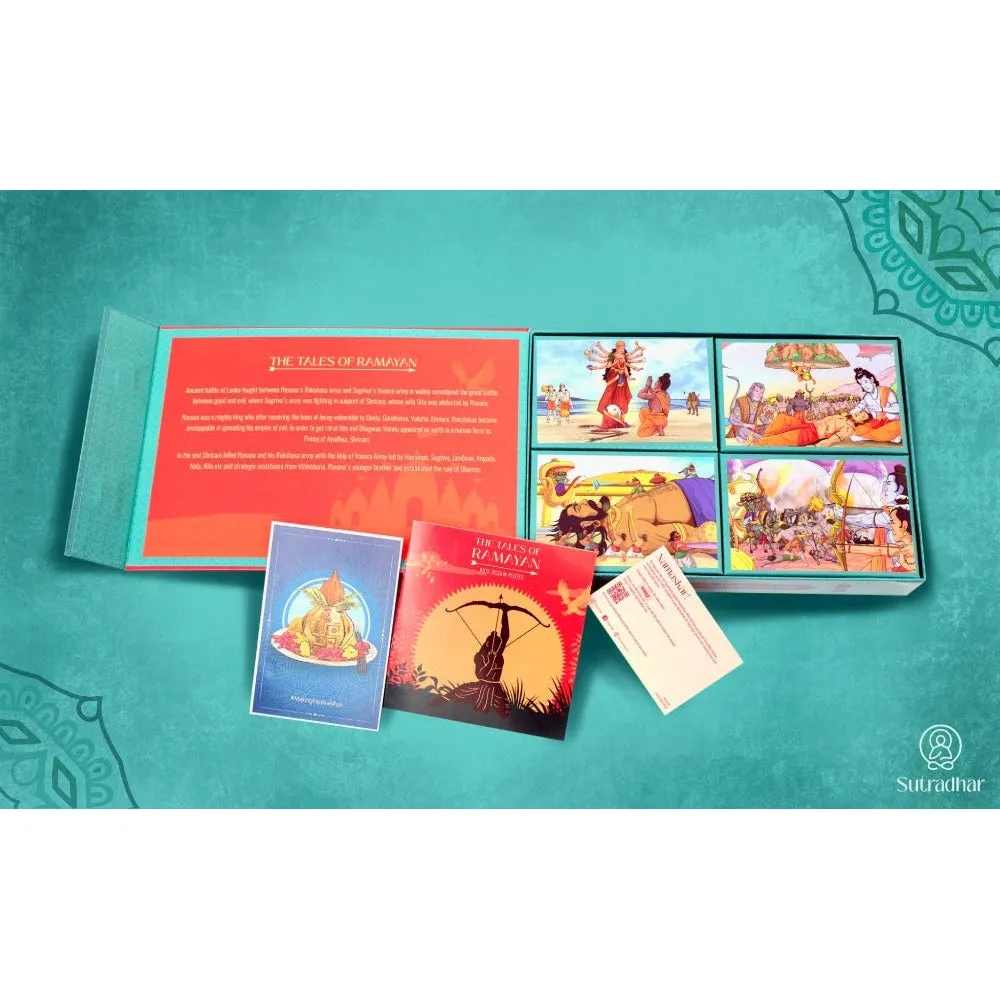 Tales of Ramayan Jigsaw Puzzle (4 x 35 Pieces)