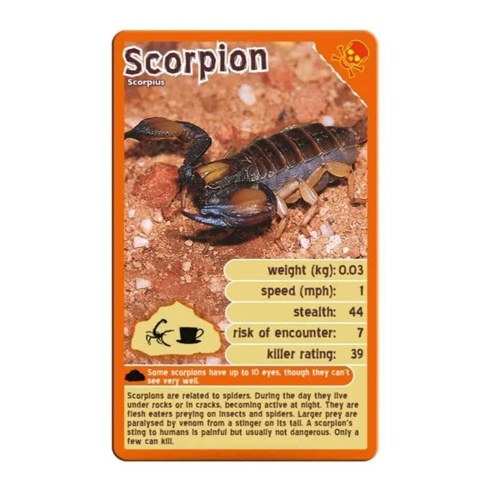 Top Trumps Predators Card Game