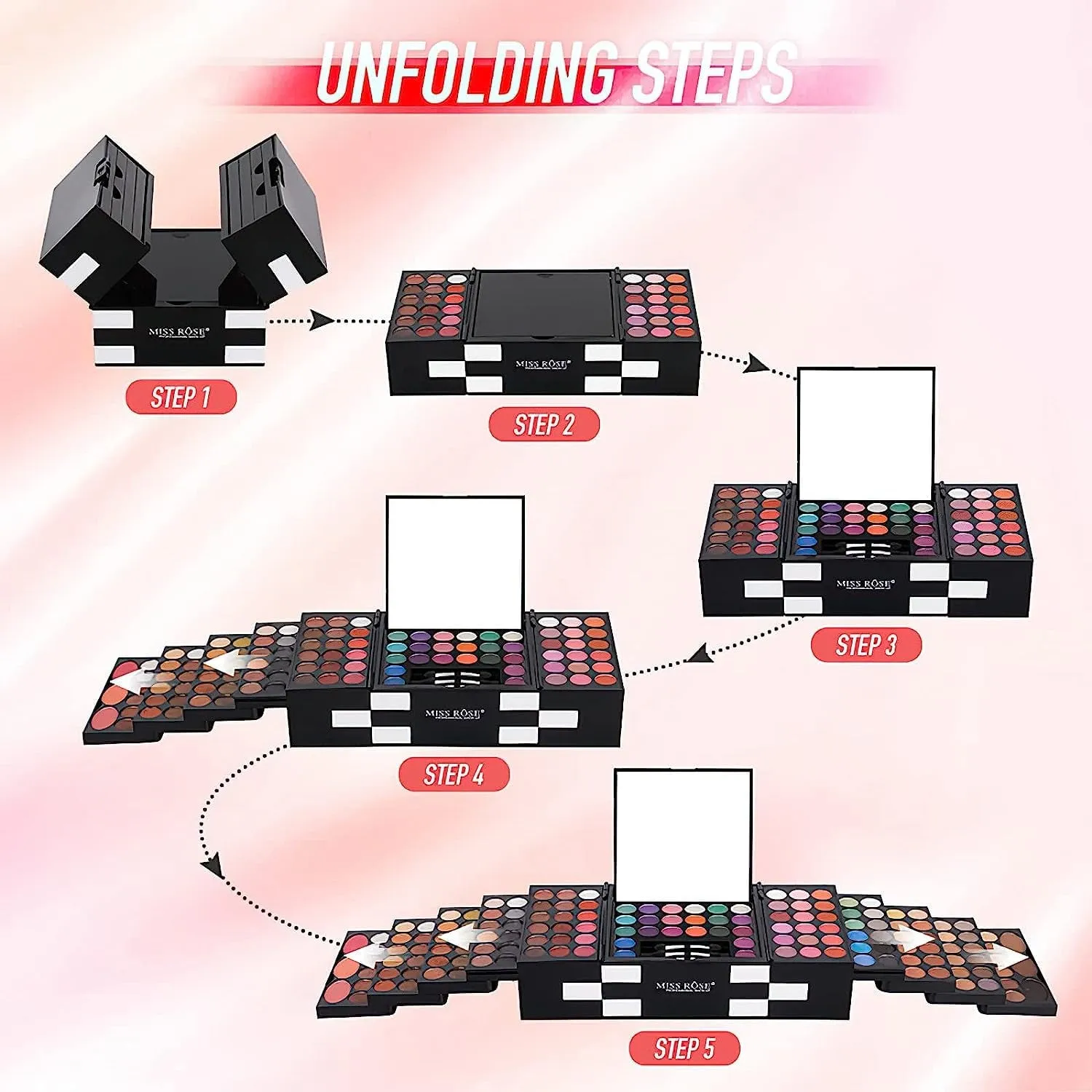 Ultimate 148-Color Makeup Kit for Women - All-in-One Palette & Brushes for Artists and Beginners