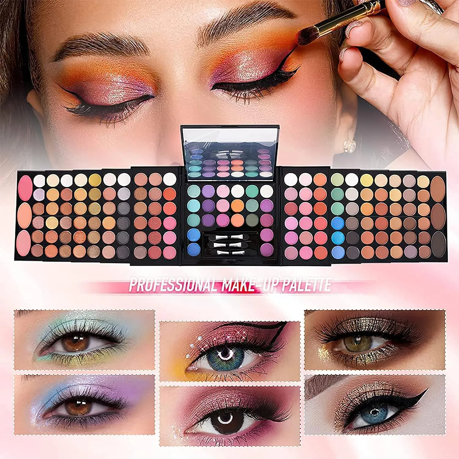 Ultimate 148-Color Makeup Kit for Women - All-in-One Palette & Brushes for Artists and Beginners