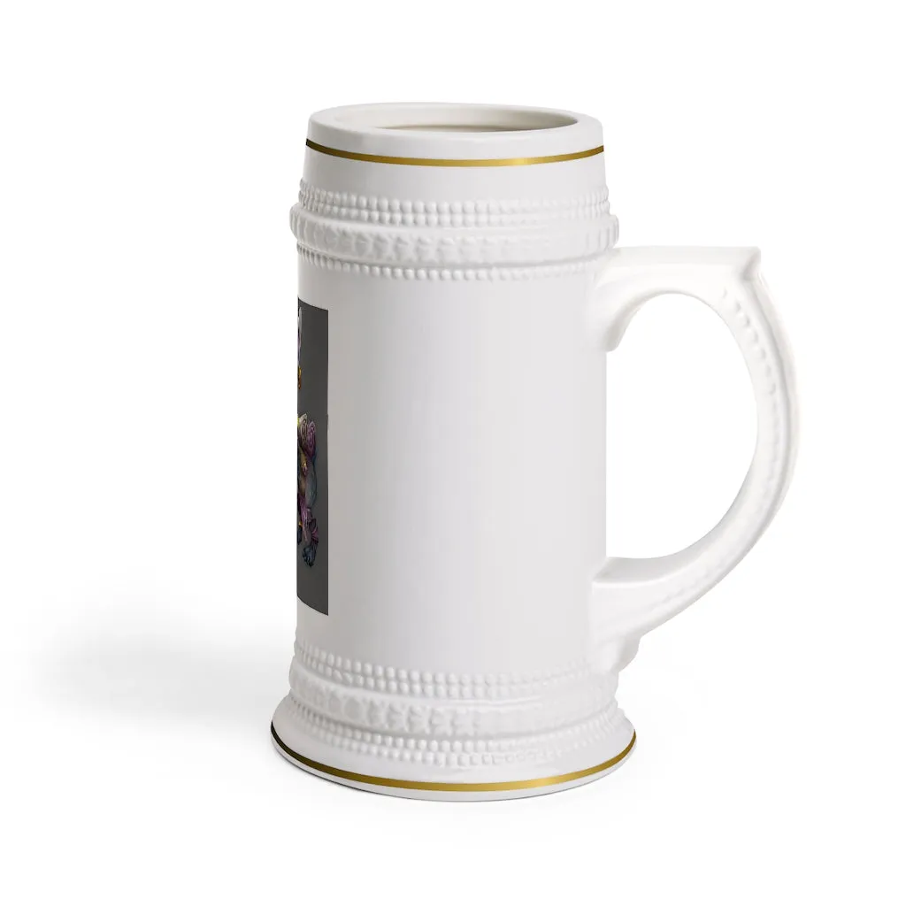 White Amara Stein Mug