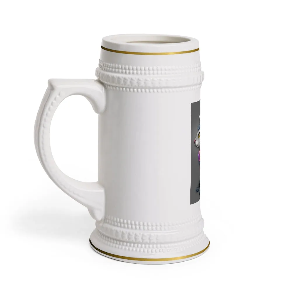 White Amara Stein Mug